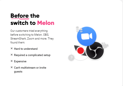 Before the switch to Melon App