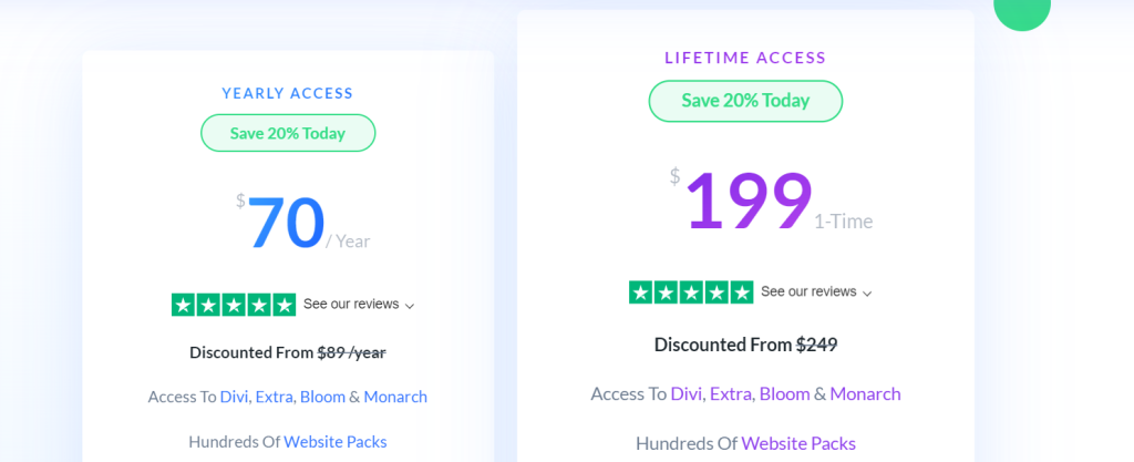 Divi Prices