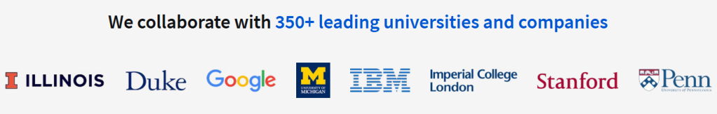 Coursera collaborations