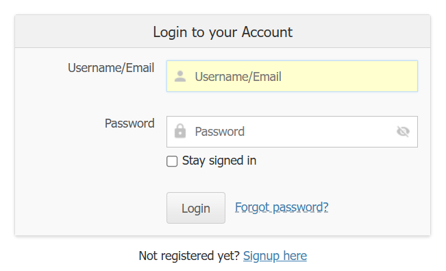 STM Forum login