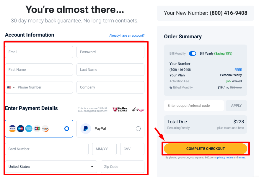 800.com-CheckOut