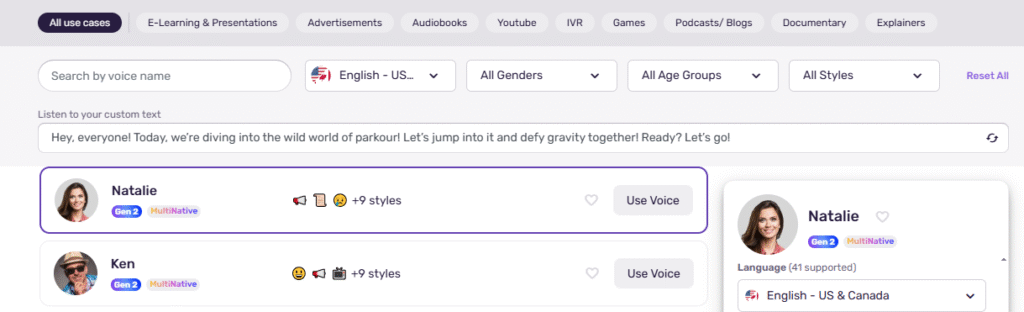 AI Powered Voices