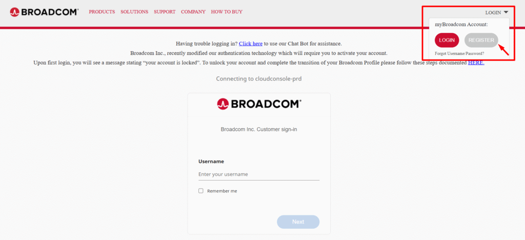 Broadcom-Register