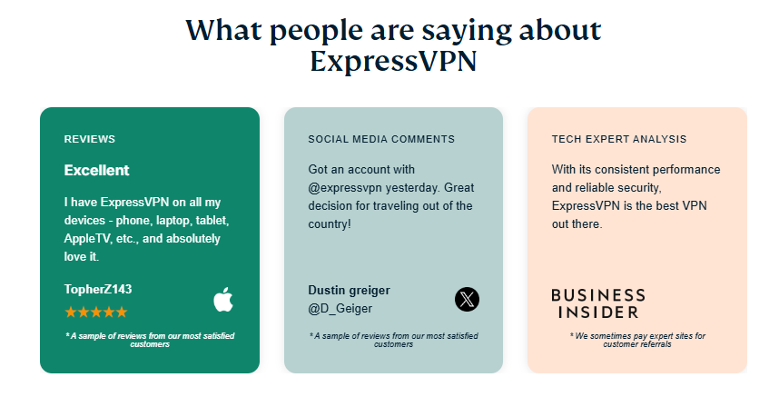 Express VPN Saying