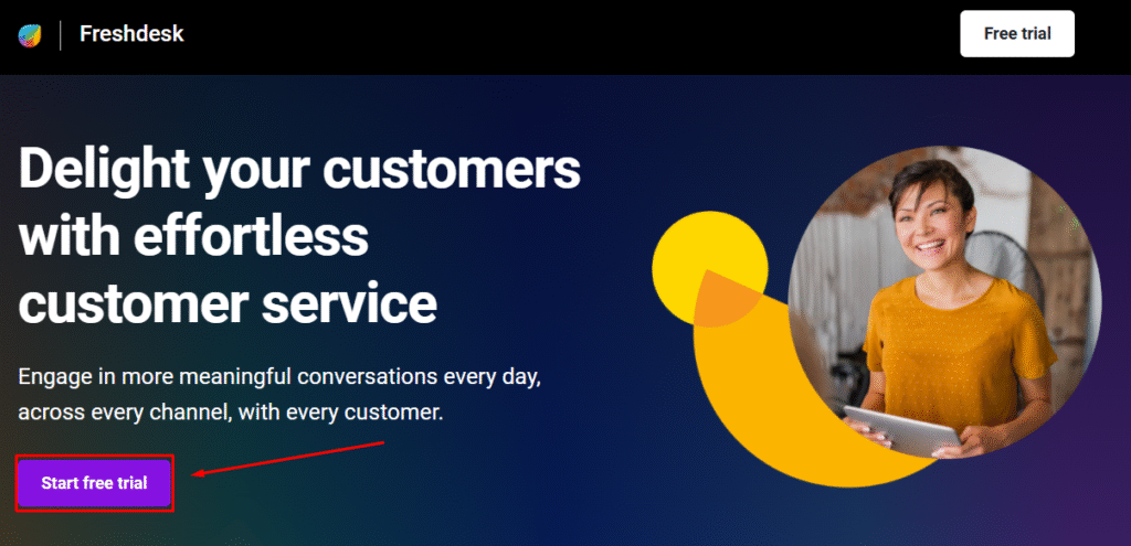 FreshDesk Homepage