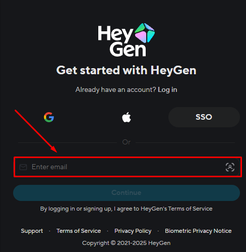 HeyGen Signup