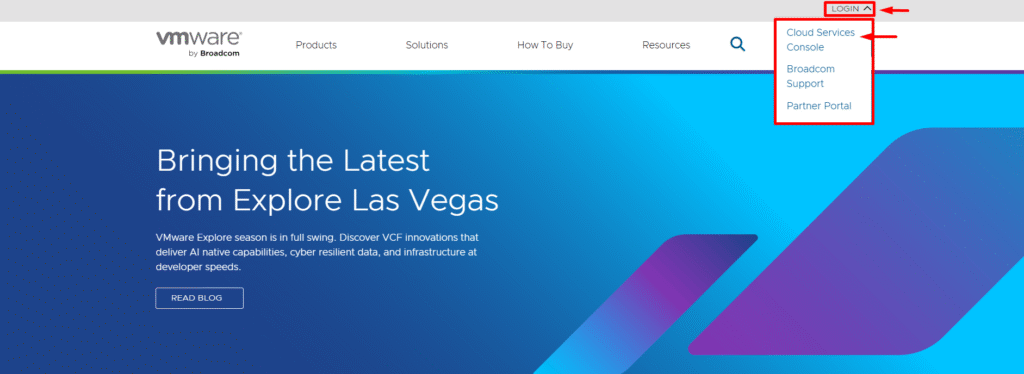 Login-VMware