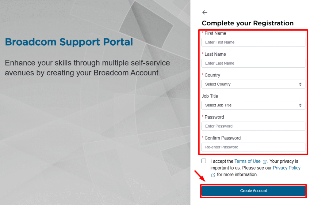 VMware-Create-Account