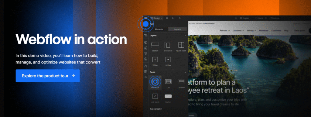 Webflow Website Page