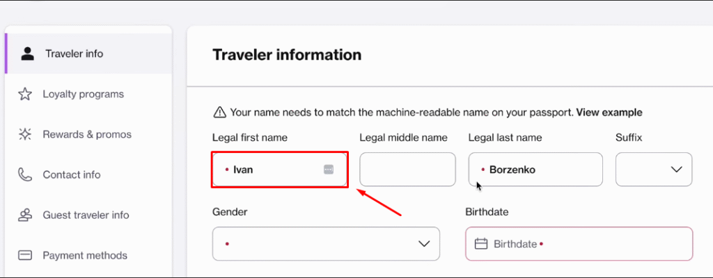 Step 3 Enter Your Information