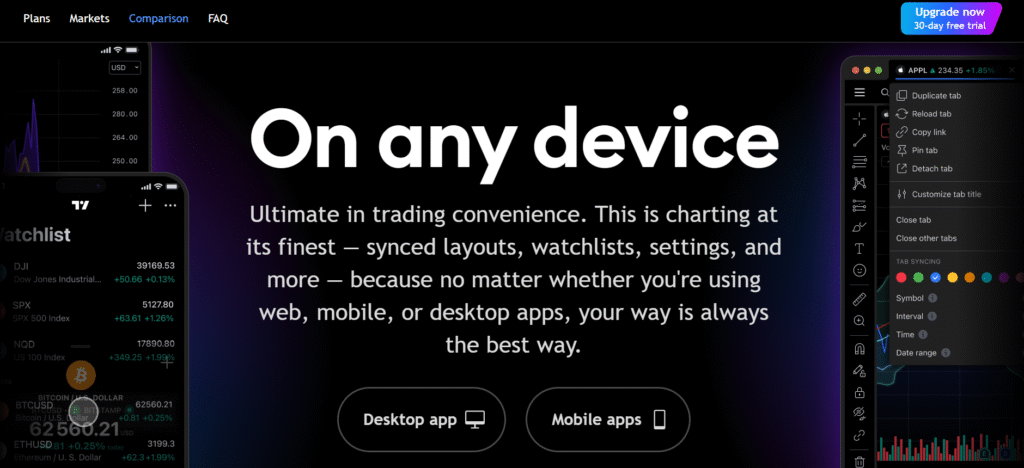 Trading-on-any-device